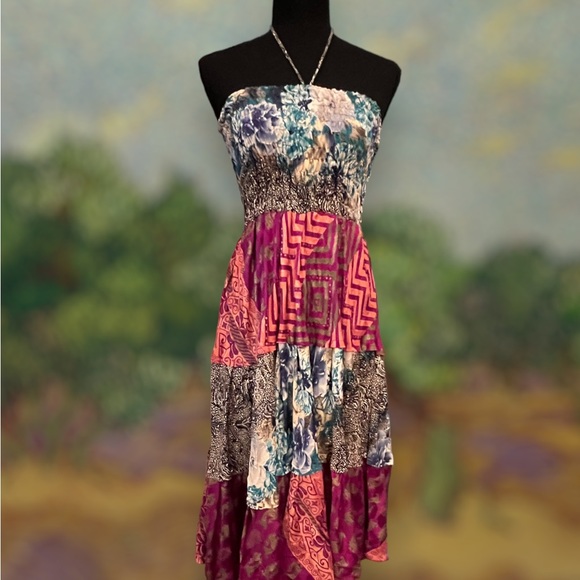 Darn Good Yarn Dresses & Skirts - Darn Good Yarn Regular (0-12) Sedona Patchwork Dress/Skirt